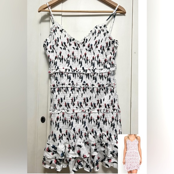 *NWT* Floral Smocked Dress with ruffles - Picture 1 of 5